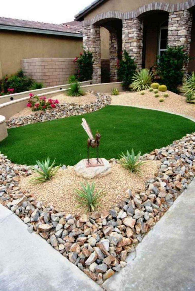 Front Yard Garden Wonderful Decorating Ideas with Special kids Play Space